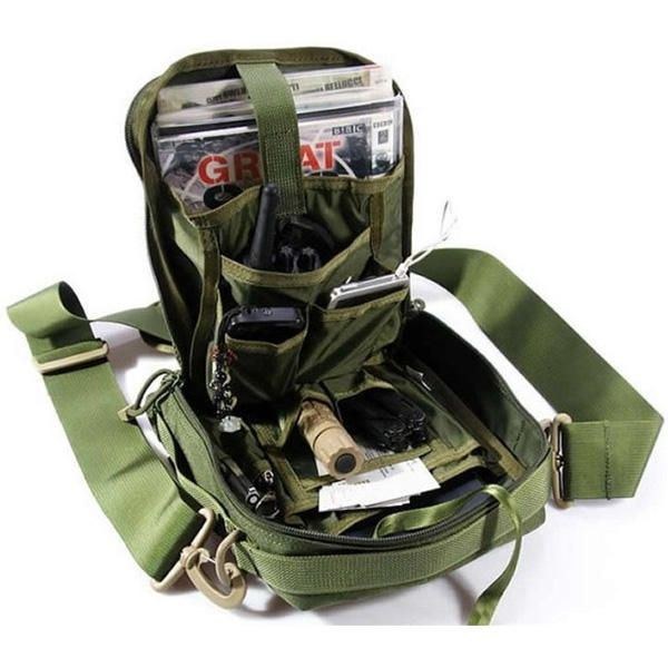 Herr Dam Nylon Sport Outdoor Tactical Army Ipad Shoulder Crossbody Bag