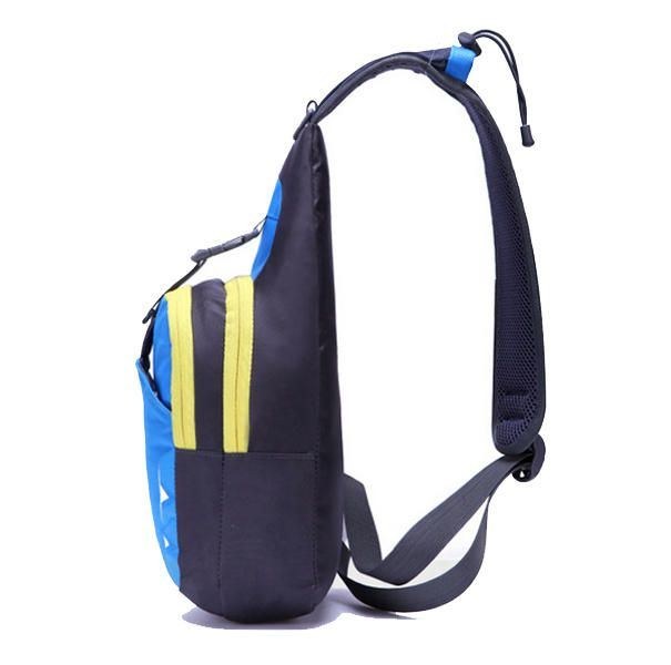 Herr Dam Nylon Vattentät Crossbody Bag Outdoor Sport Casual Bröstväska