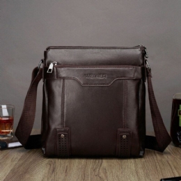 Herr Large Capacity Crossbody-väskor Med Flera Fickor Casual Slitstark 6.5 Tums Telefonväska Messenger Bag Axelväska