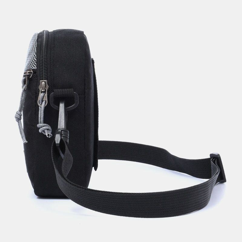 Herr Multi-carry Anti-stöld Vattentät Casual Crossbody Bag Bröstväska Sling Bag