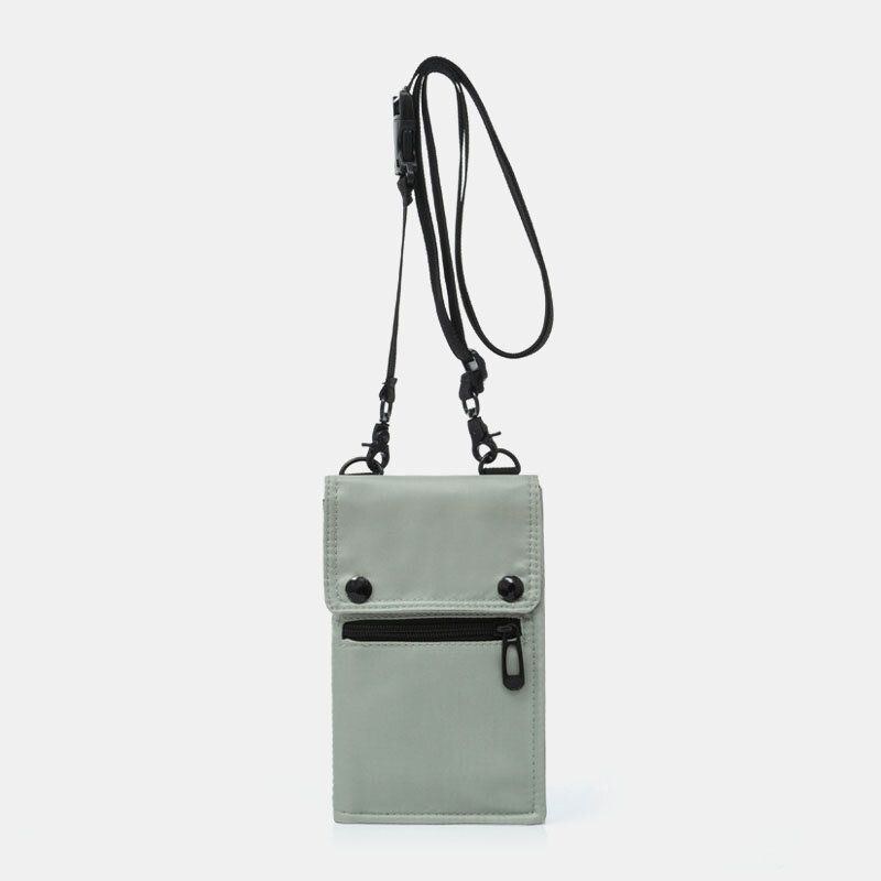 Herr Multi-carry Expanderbar Multifunktion Vattentät Casual Telefonväska Crossbody Bag Sling Bag