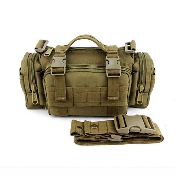 Herr Multifunktionell Tactical Outdoor Camouflage Crossbody Bröstväska