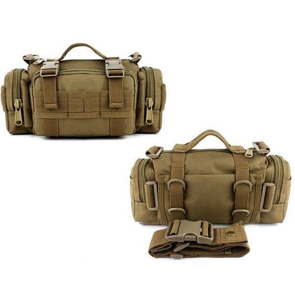 Herr Multifunktionell Tactical Outdoor Camouflage Crossbody Bröstväska