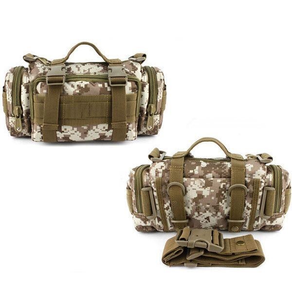 Herr Multifunktionell Tactical Outdoor Camouflage Crossbody Bröstväska