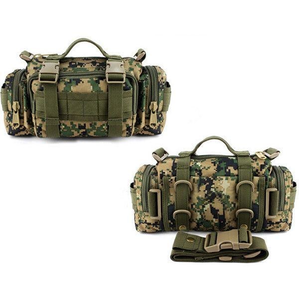 Herr Multifunktionell Tactical Outdoor Camouflage Crossbody Bröstväska