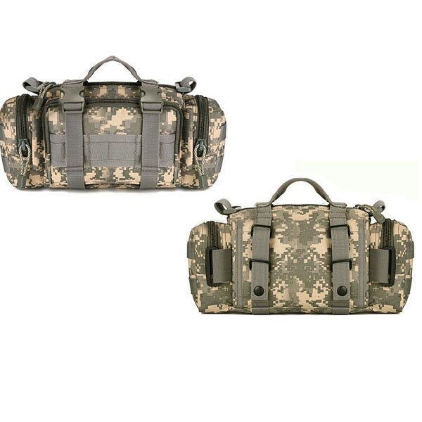 Herr Multifunktionell Tactical Outdoor Camouflage Crossbody Bröstväska