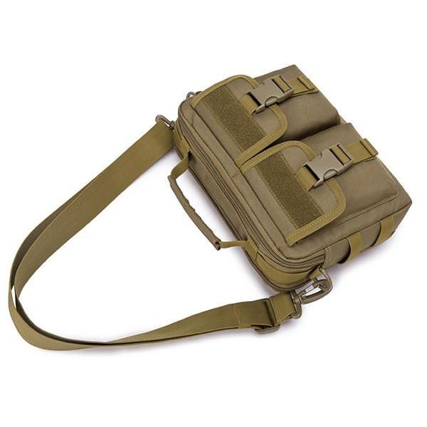 Herr Ny Canvas Tactical Camo Casual Crossbody-väska