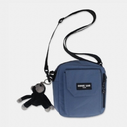 Herr Nylon Hip-hop Andningsbar All-match Crossbody Bag Axelväska