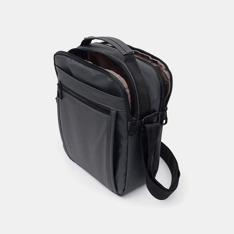 Herr Nylon Lättvikt Casual Outdoor Travel Multi-carry Axelväska Crossbody Bag