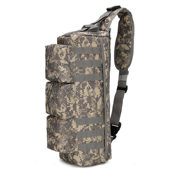 Herr Nylon Tactical Outdoor Sport Cs Crossbody Bag Hiking Chest Bag