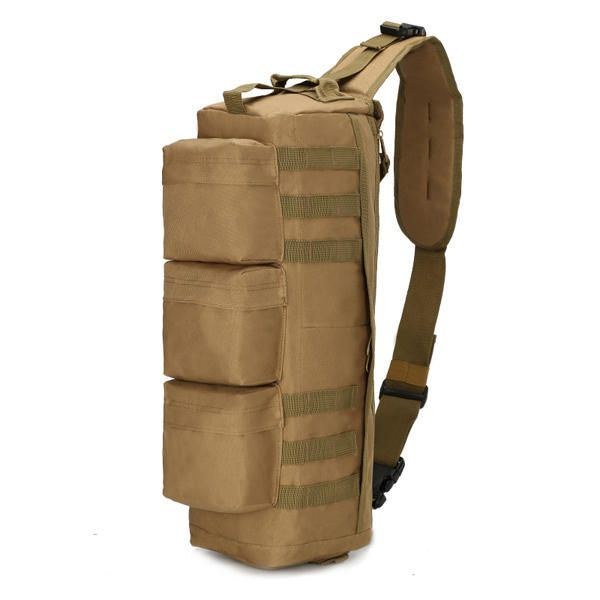 Herr Nylon Tactical Outdoor Sport Cs Crossbody Bag Hiking Chest Bag