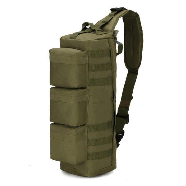 Herr Nylon Tactical Outdoor Sport Cs Crossbody Bag Hiking Chest Bag