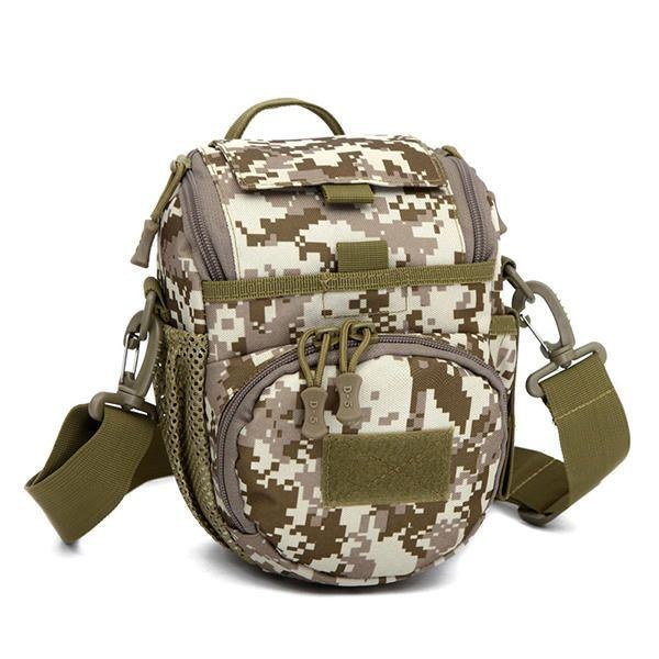 Herr Outdoor Camouflage Bag Axelväska Sport Portable Bag