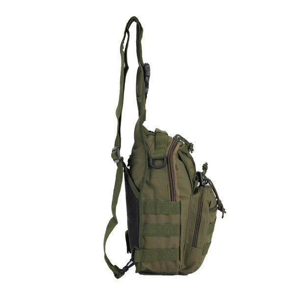 Herr Outdoor Sport Crossbody Sling Axelbröstväska