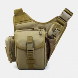 Herr Oxford Utomhus Ridning Sport Camo Vattentät Crossbody-väska Med Stor Kapacitet Midjeväska Sadelväska