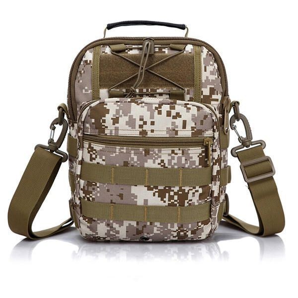 Herr Tactical Camping Outdoor Sport Bröstpaket Crossbody Axelväska