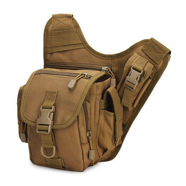 Herr Tactical Hiking Outdoor Travel Messenger Axelväskor