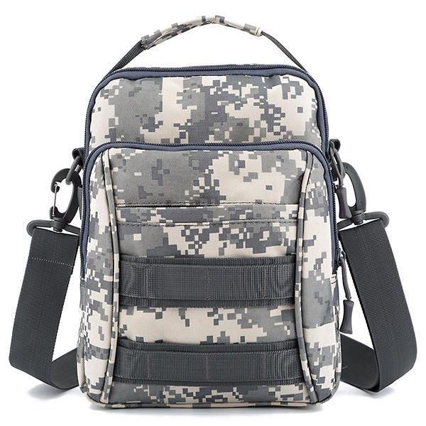 Herr Utomhussport Resor Kamouflage Färg Tactical Shoulder Crossbody Bag