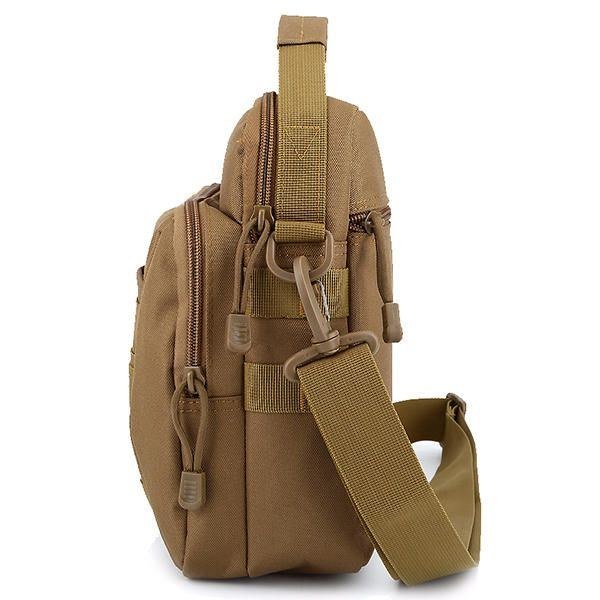 Herr Utomhussport Resor Kamouflage Färg Tactical Shoulder Crossbody Bag