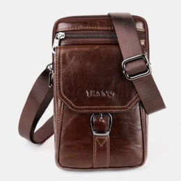 Herr Vintage Axelväska Crossbody Bag Midjeväska Telefonväska