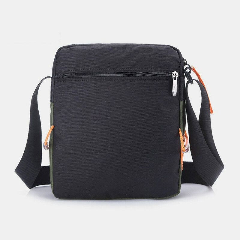 Herrmode Outdoor Reseväska Nylon Vattentät Axelväska Crossbody Bag