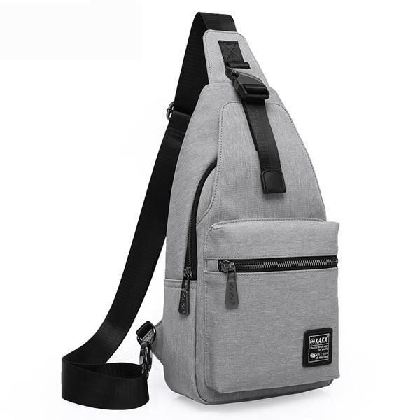 Kaka® Mode Chest Pack Stor Kapacitet Swagger Bag Crossbody Resväska