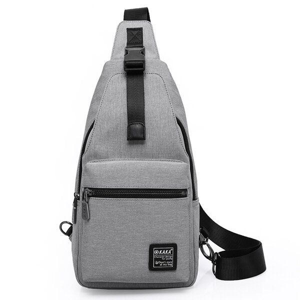 Kaka® Mode Chest Pack Stor Kapacitet Swagger Bag Crossbody Resväska