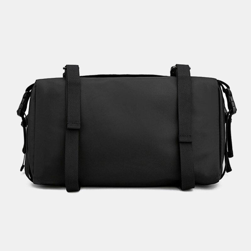 Unisex Herr Med Stor Kapacitet Rygg Stöldskyddsficka Crossbody-väskor Minimalistiskt Spänne Nylon Messenger Bag Axelväska