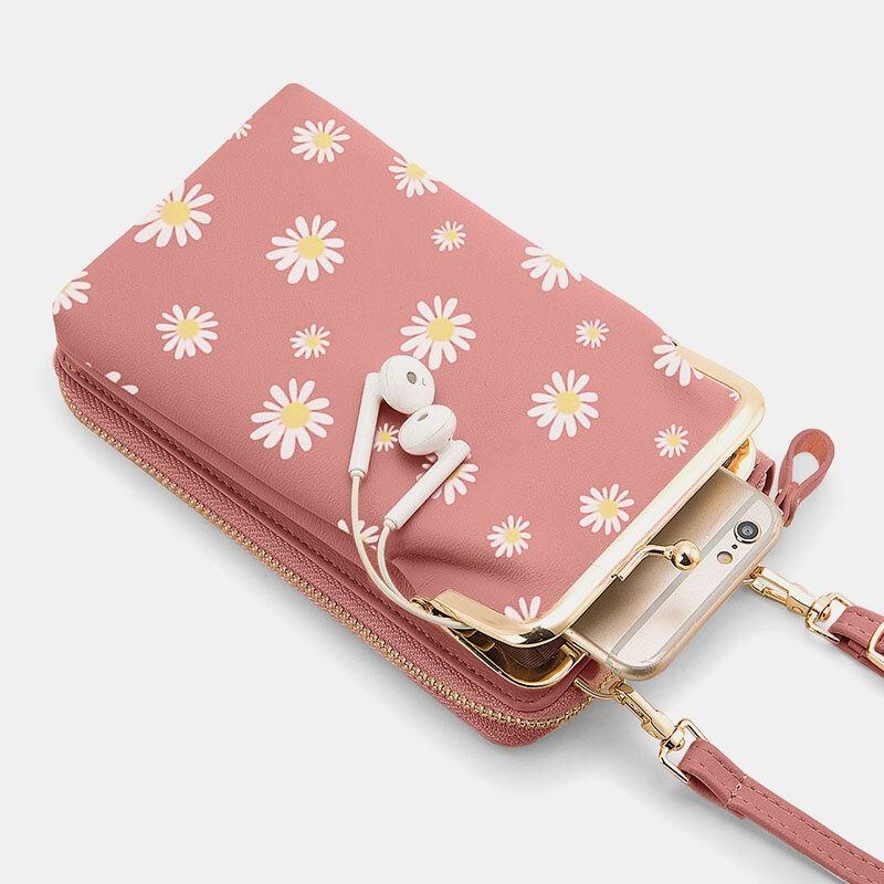 Dam 13 Kortplatser Telefonväska Daisy Crossbody Bag Axelväska