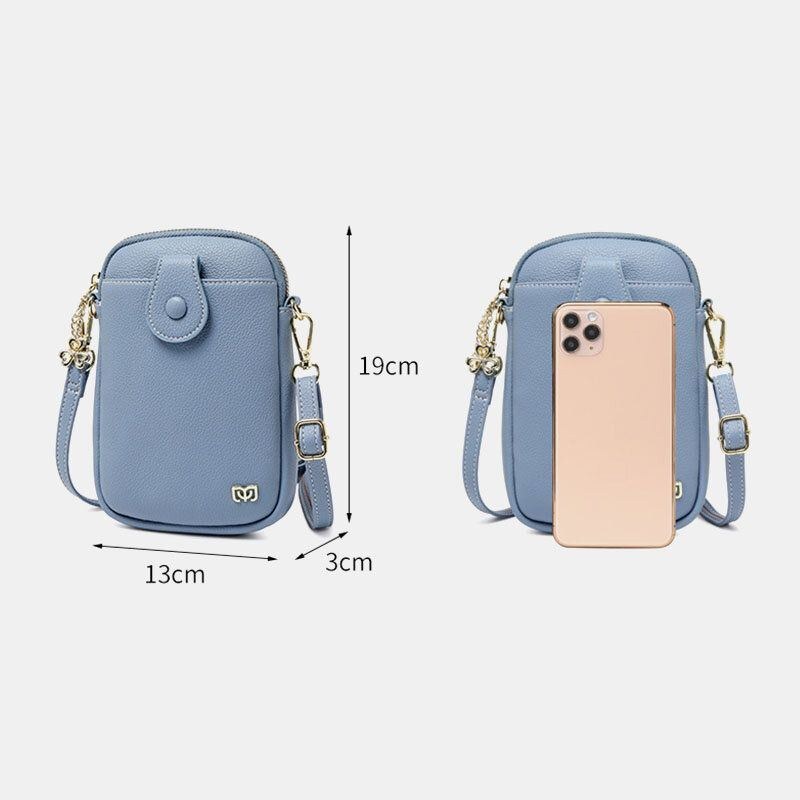 Dam 6.3 Tums Iphone Solid Vattentät Crossbody-väska Telefonväska