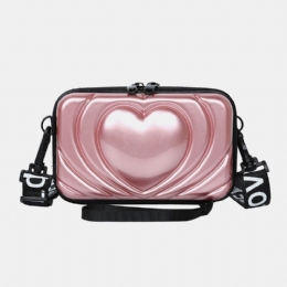 Dam 6.5 Tum Love Solid Trunk Telefonväska Crossbody-väska