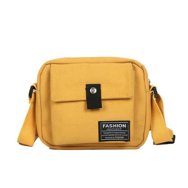 Dam Canvas Hip-hop Crossbody Bag Axelväska