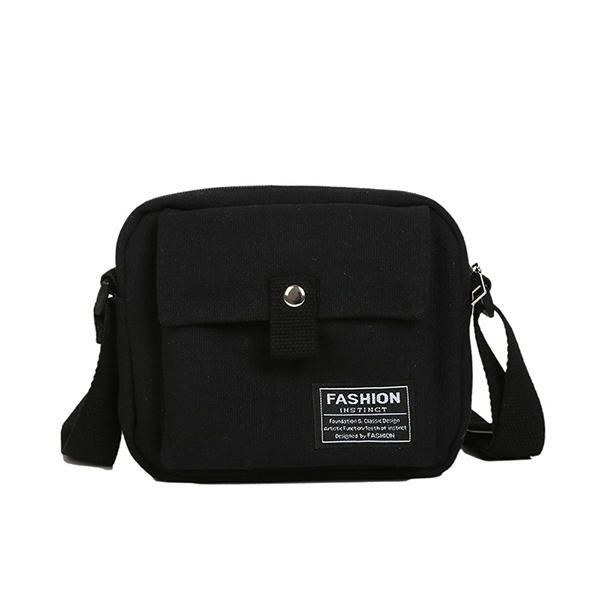 Dam Canvas Hip-hop Crossbody Bag Axelväska