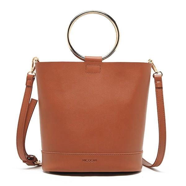 Dam Coola Pu Bucket Bags Crossbody-väskor