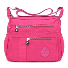 Dam Fritid Nylon Solid Crossbody Väska Vattentät Väska