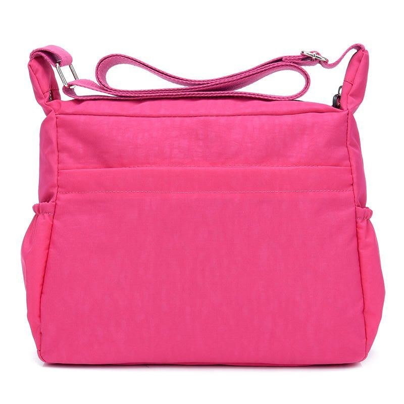 Dam Fritid Nylon Solid Crossbody Väska Vattentät Väska