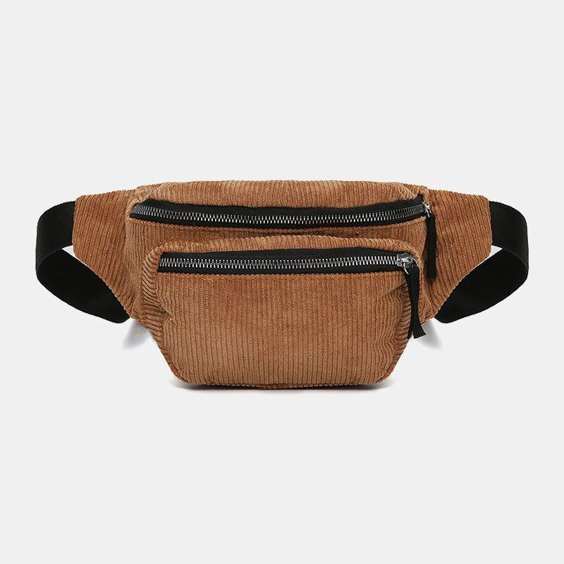 Dam Manchester Retro Enfärgad Casual Mode Crossbody-väska Bröstväska Axelväska