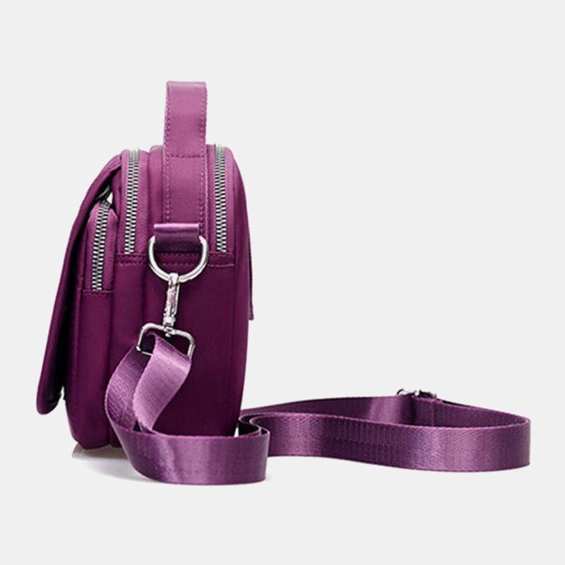 Dam Mini Liten Lätt Vattentät Axelväska Crossbody Väska Telefonväska