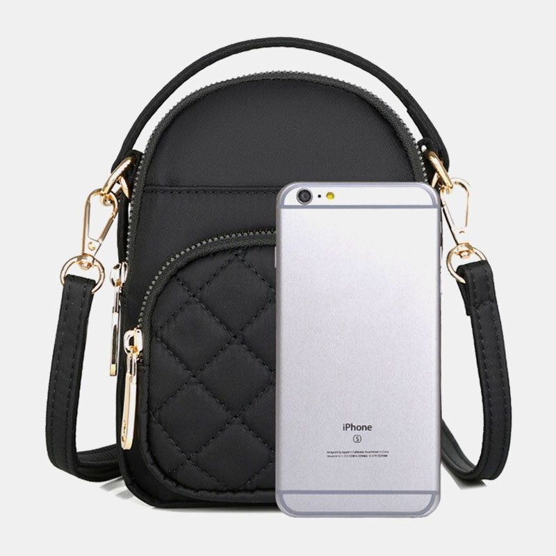 Dam Mini Liten Telefonväska Crossbody-väska Axelväska För Utomhusbruk