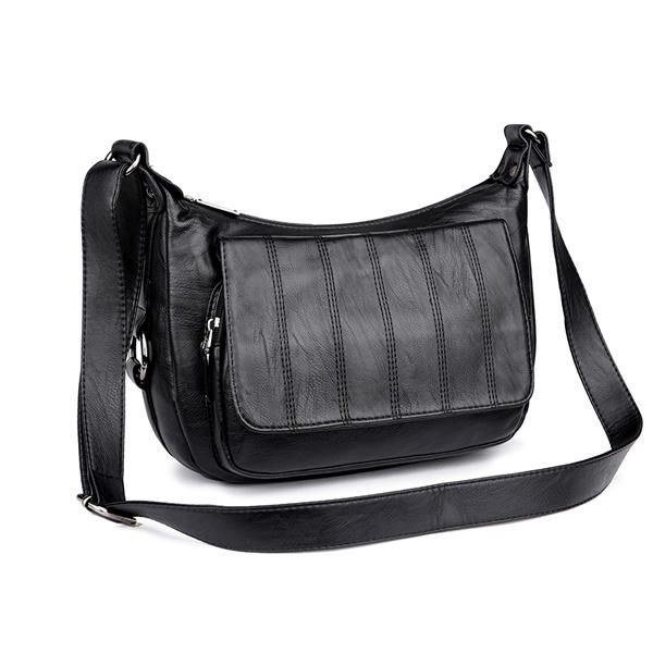 Dam Mjukt Läder Fritid Crossbody-väskor Messenger-väskor