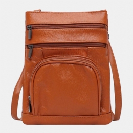 Dam Multi-pocket Multifunktionell Axelväska Crossbody-väska