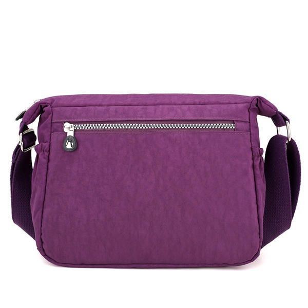 Dam Nylon Crossbody-väska Vattentät Casual Axelväska