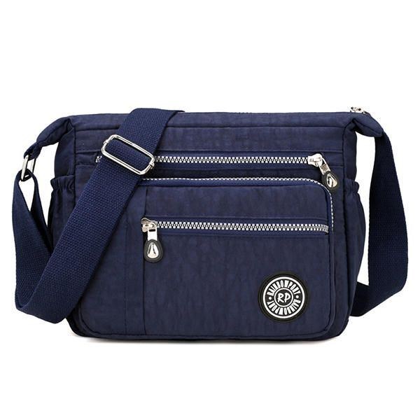 Dam Nylon Crossbody-väska Vattentät Casual Axelväska