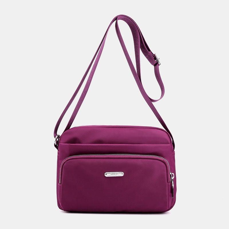 Dam Nylon Vattentät Axelväska Crossbody Bag