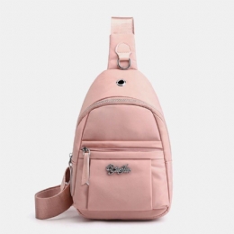 Dam Nylon Vattentät Bröstväska Crossbody Väska