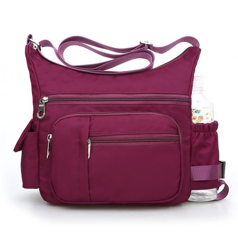 Dam Nylon Vattentät Crossbody Bag Axelväska