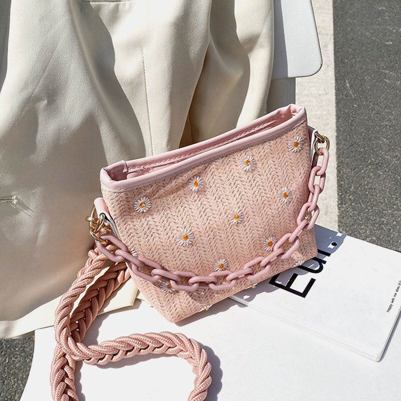 Dam Resehalm Daisy Handväska Crossbody Bag Axelväska