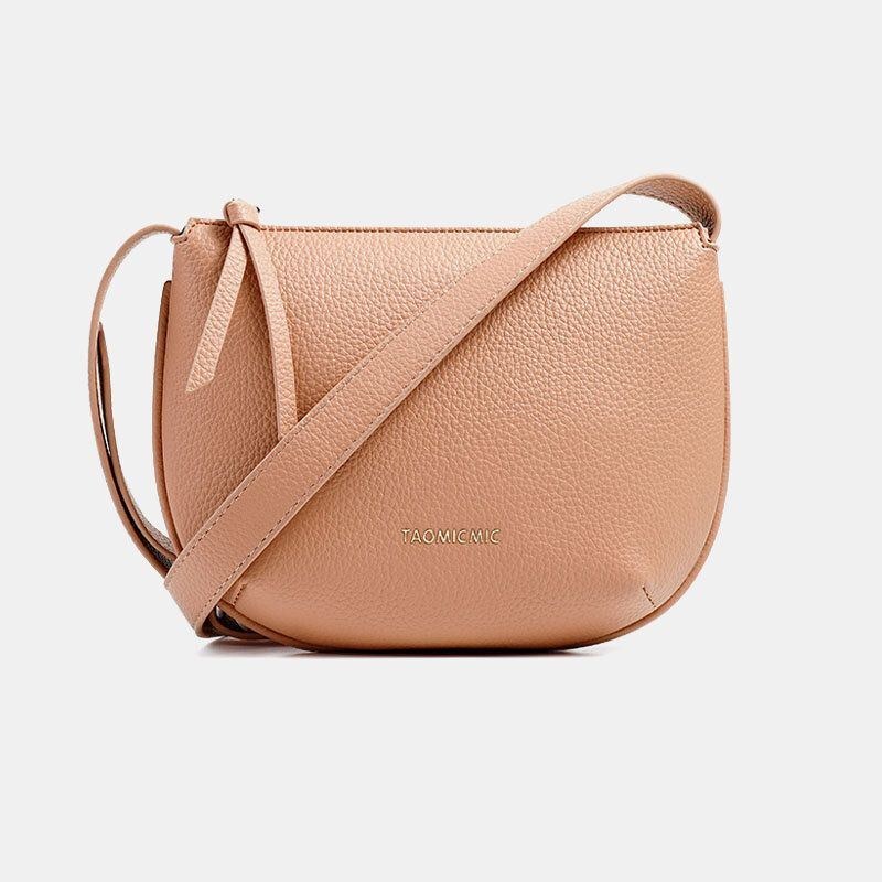 Dam Solid Pu Crossbody-väska Armhålaväska