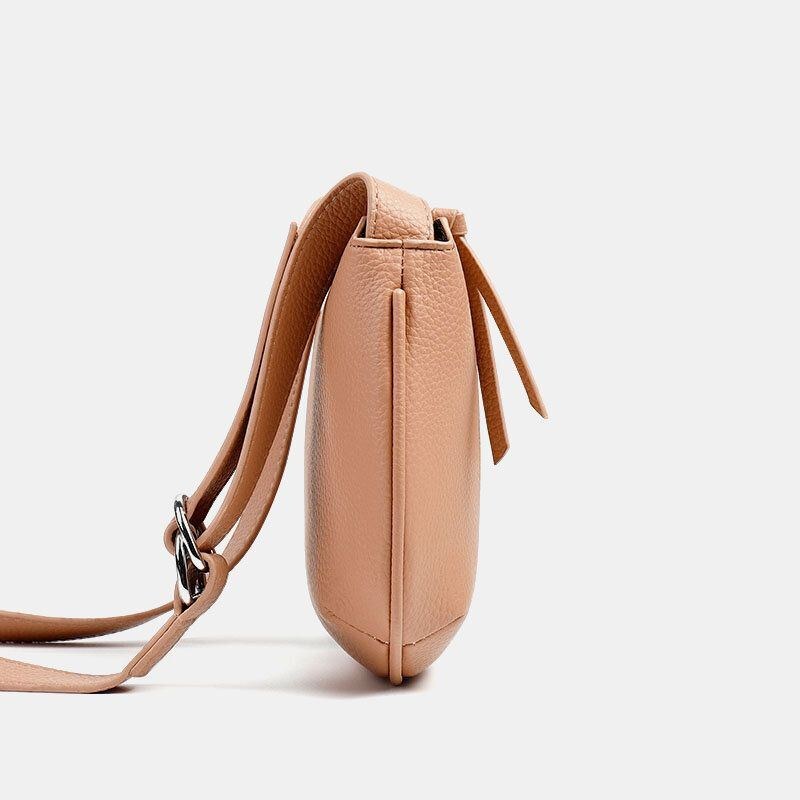 Dam Solid Pu Crossbody-väska Armhålaväska