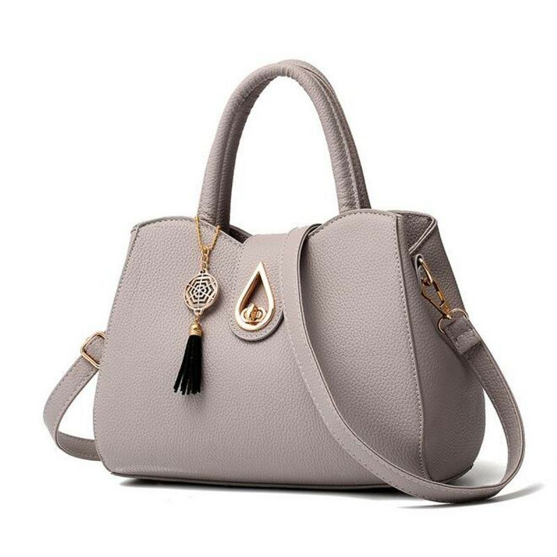 Dam Tofs Läder Handväska Messenger Satchel Shoulder Crossbody Bag